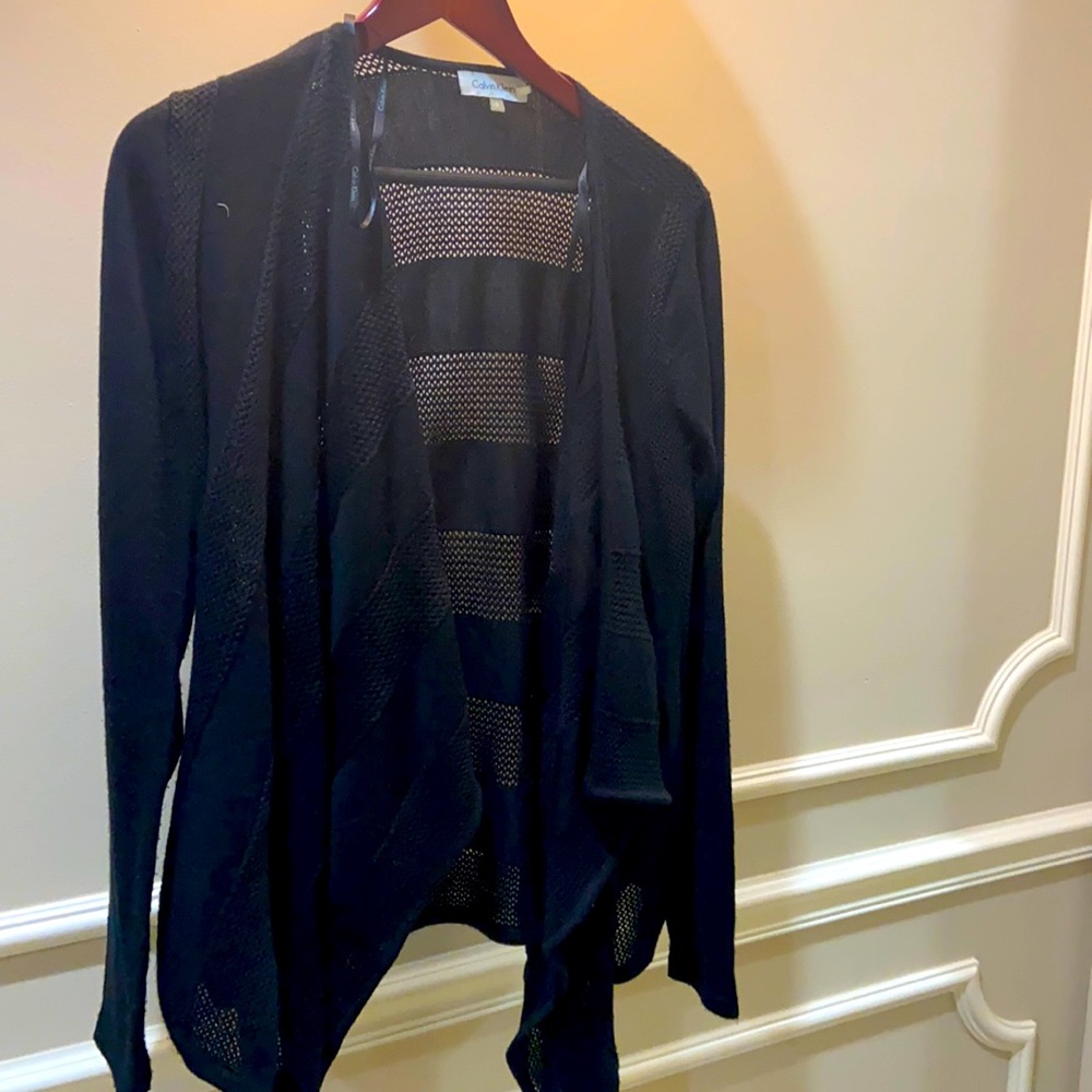 Black Calvin Klein cardigan